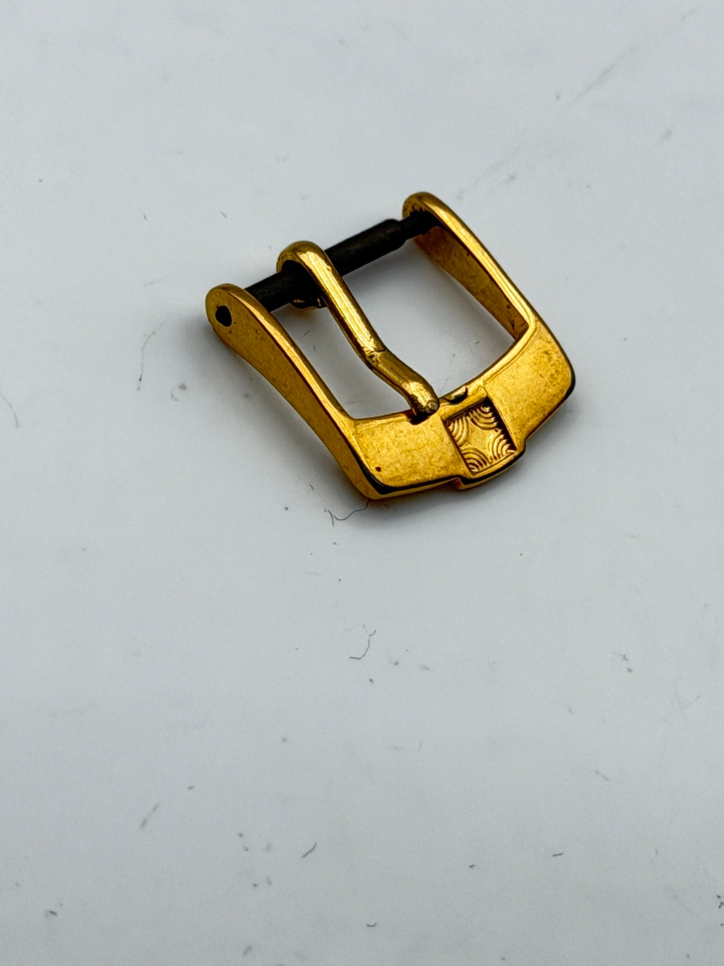 Zenith fibbia buckle gold plated 14mm