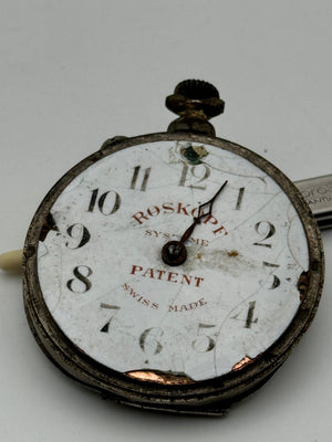 roskopf pocket watch 49mm
