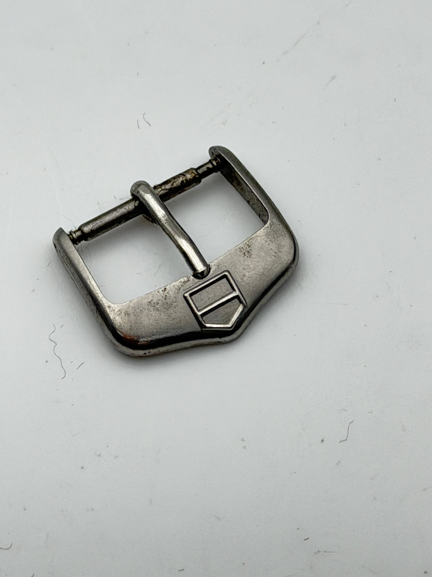 TAG Heuer fibbia buckle steel 18mm