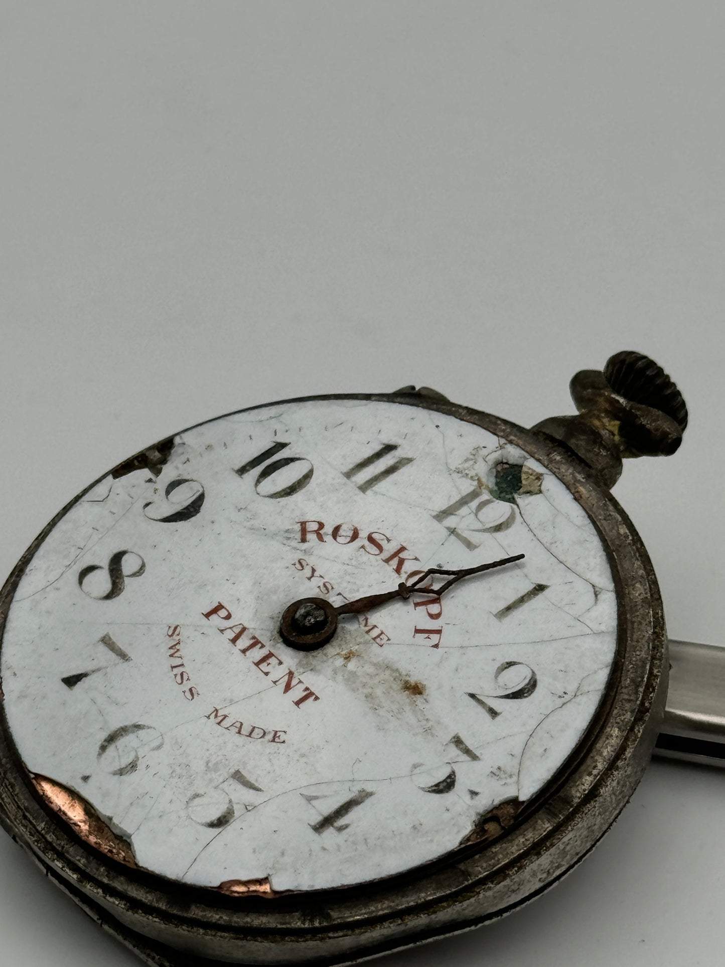 roskopf pocket watch 49mm
