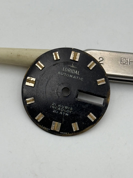 loridal diver 26.4mm dial quadrante