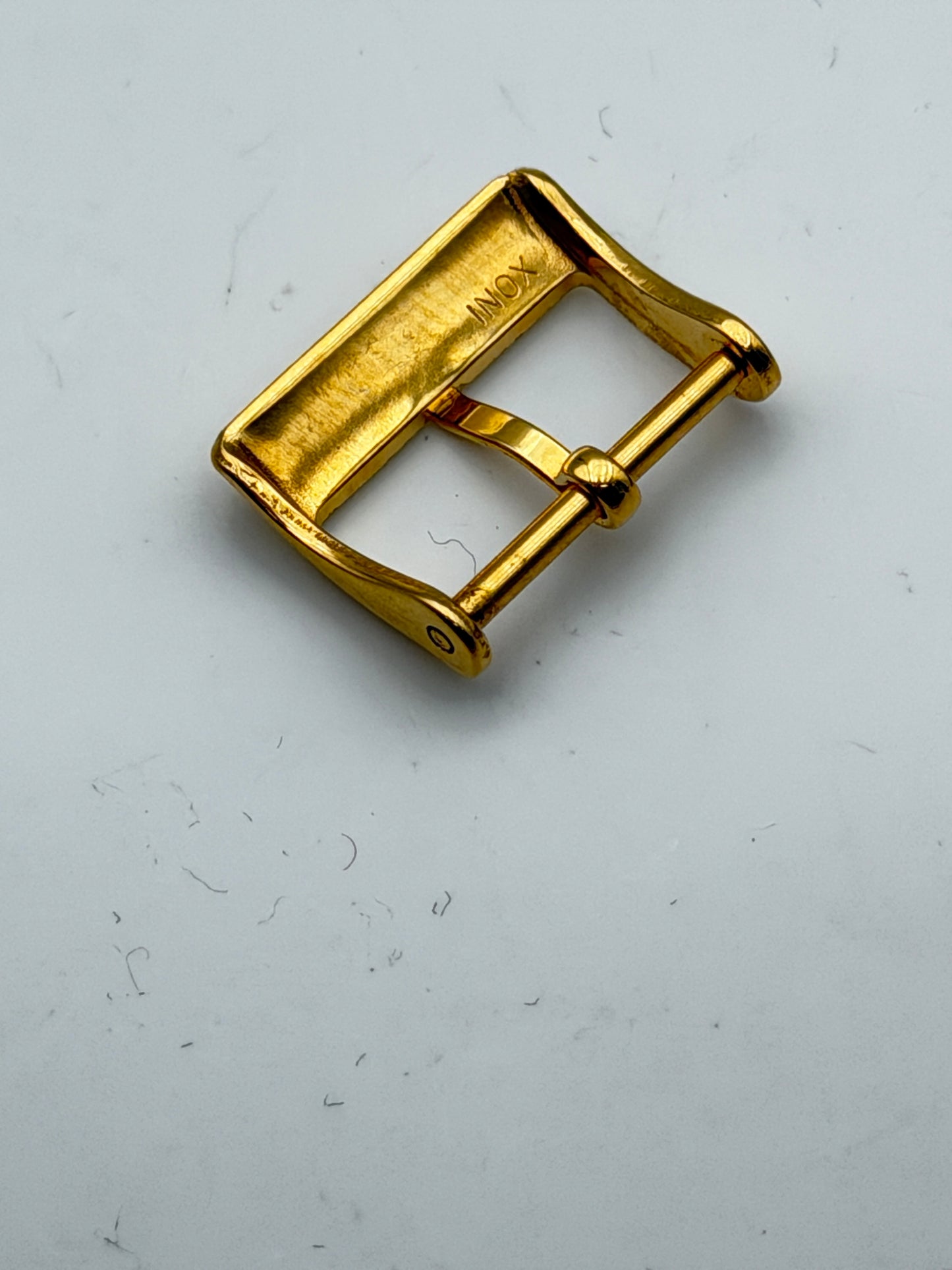 Rolex wempe 16mm fibbia buckle gold plated