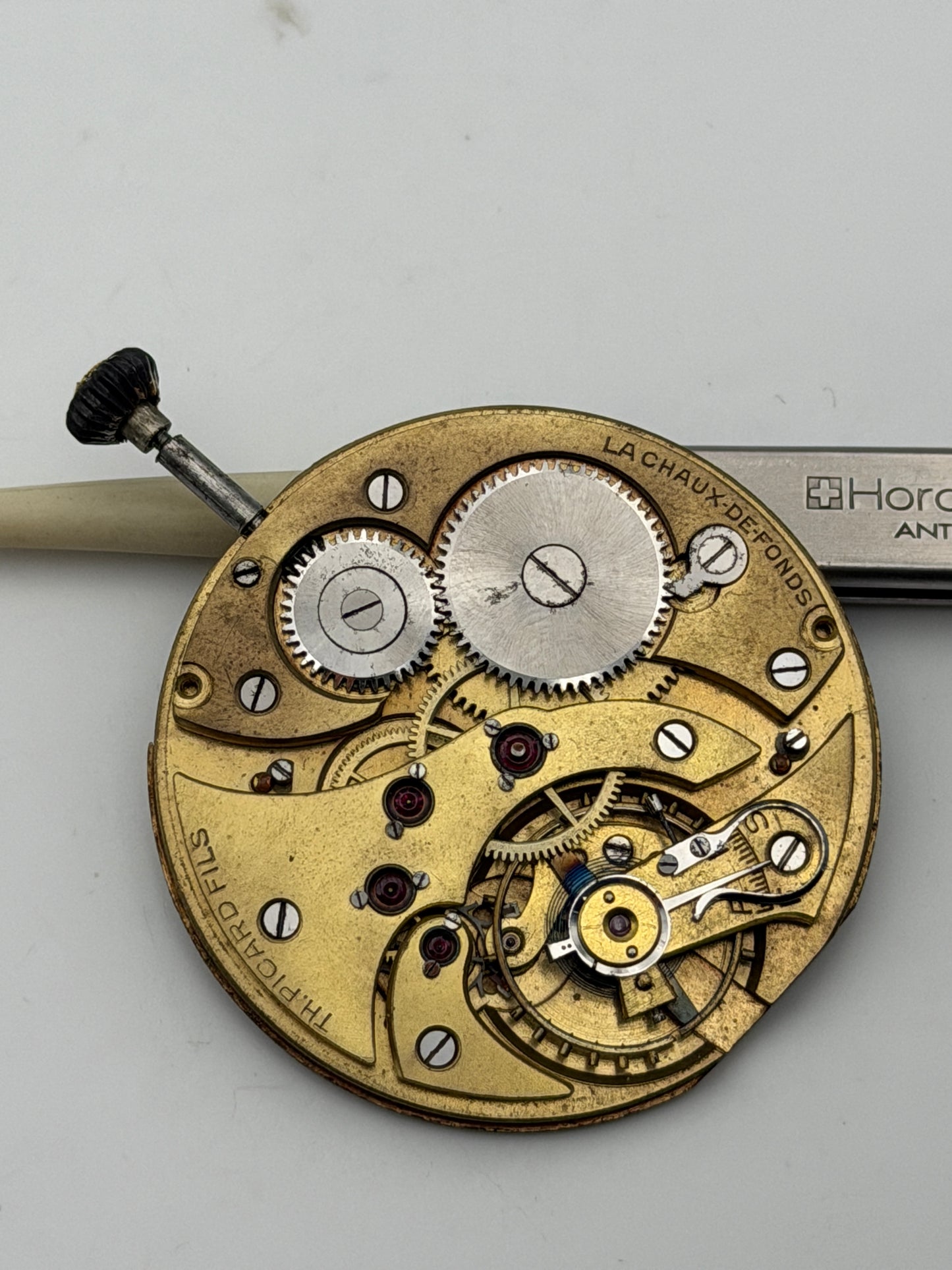 chronometre picard et fils la chaux de fonds 42mm pocket wath movement movimento