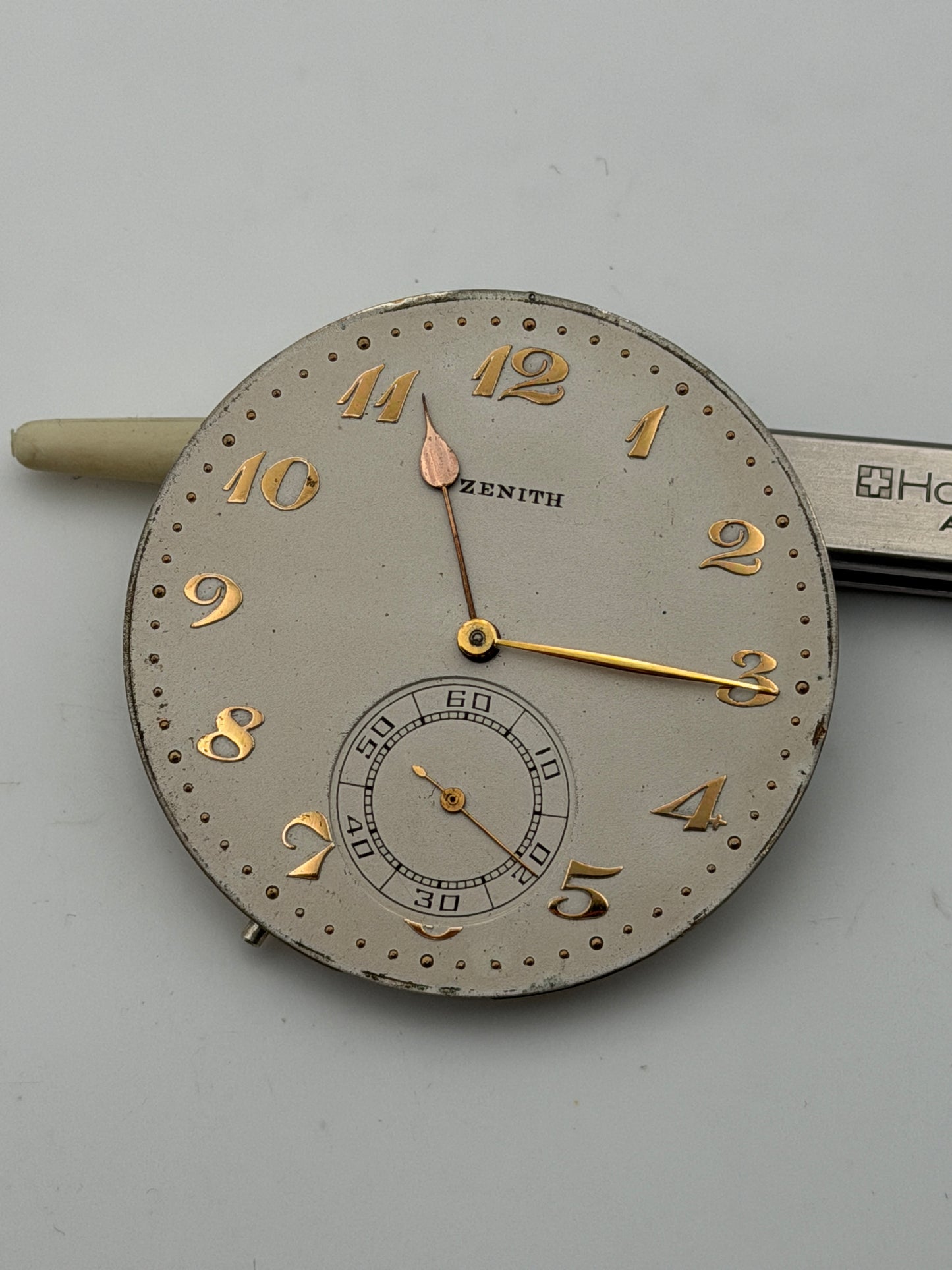 zenith 37mm pocket watch movement movimento