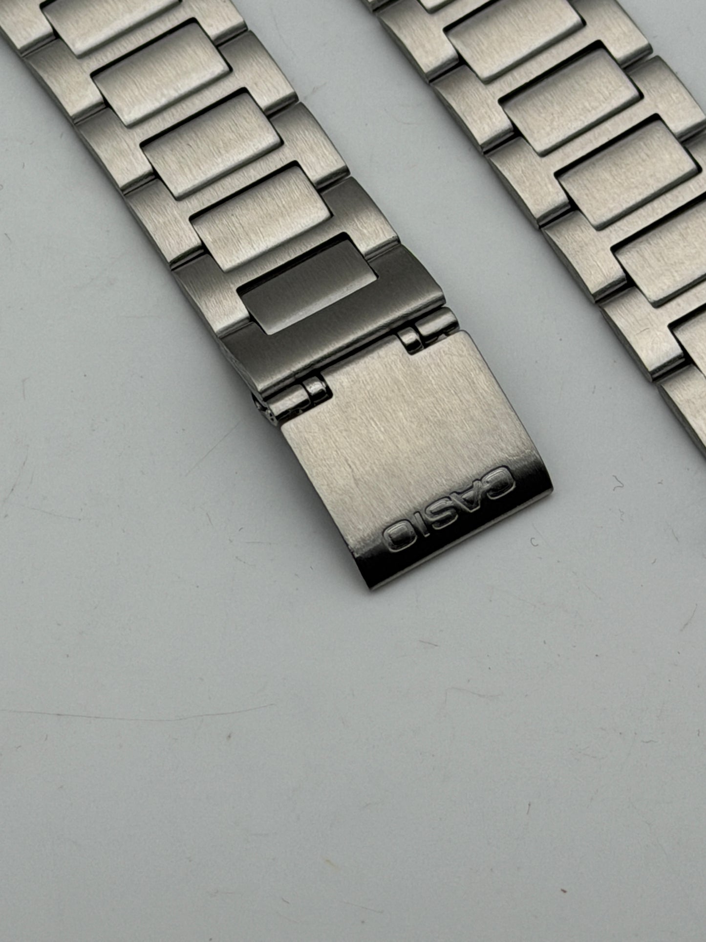 casio 18mm bracciale bracelet steel strap