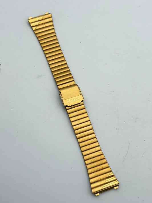 citizen dorato 19mm bracciale bracelet