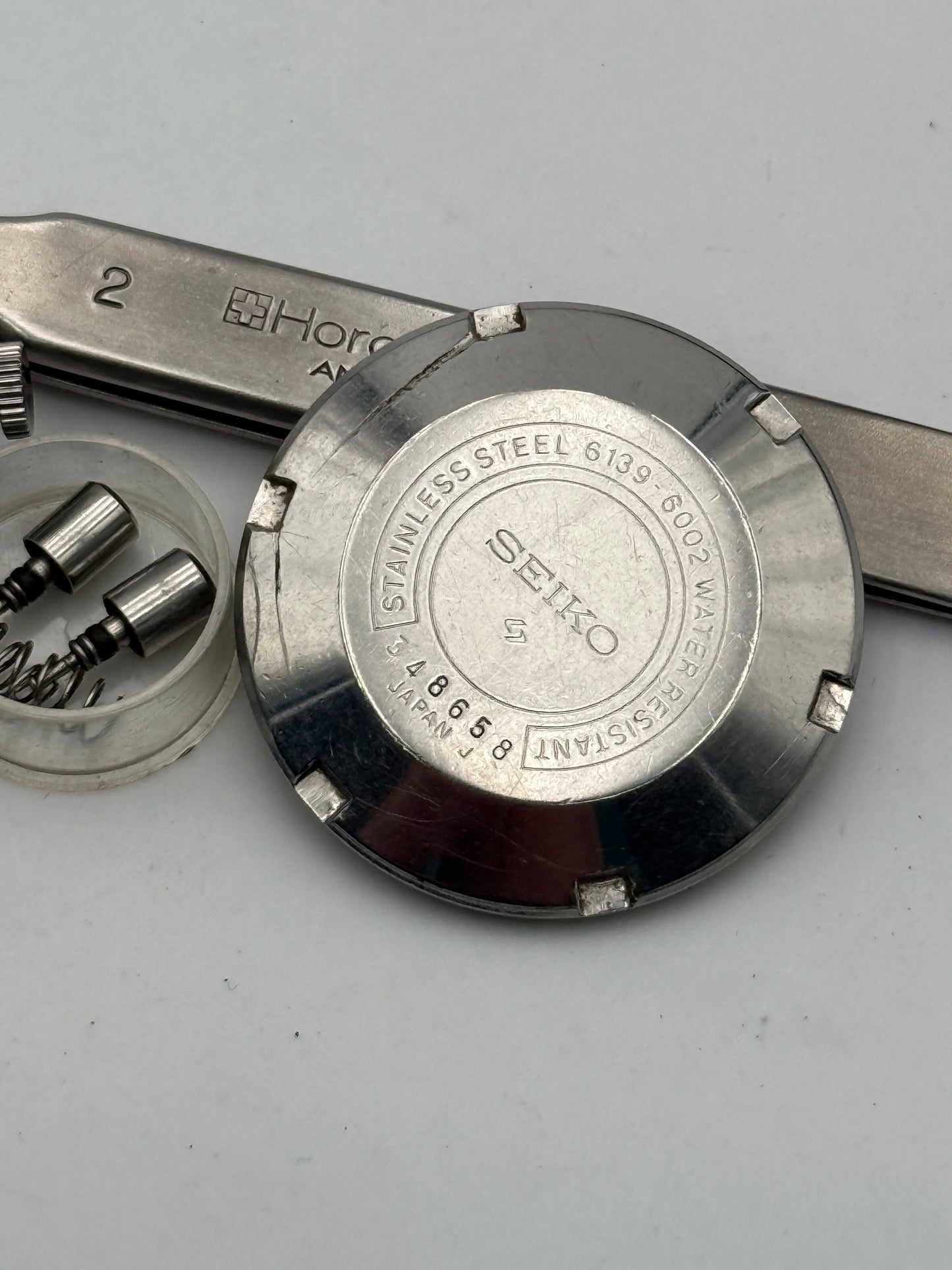 seiko 6139 bruce lee 60002 complete kit pusher caseback ring movement movimento