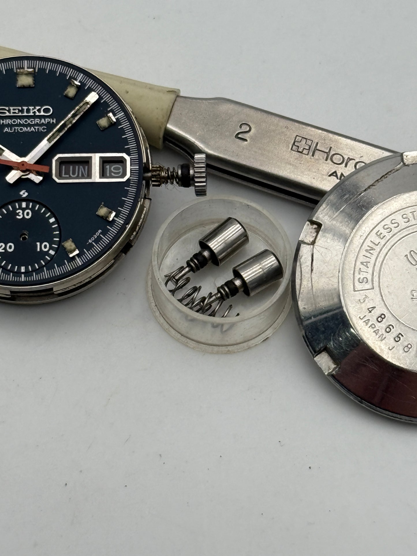 seiko 6139 bruce lee 60002 complete kit pusher caseback ring movement movimento