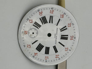 daniele giorgetti pocket watch dial quadrante porcelain 53mm