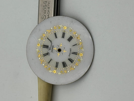 grant leeds swiss pocket watch dial quadrante porcelain 12h 30.7mm