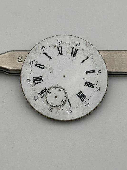 pocket watch dial quadrante 12h 32.3mm