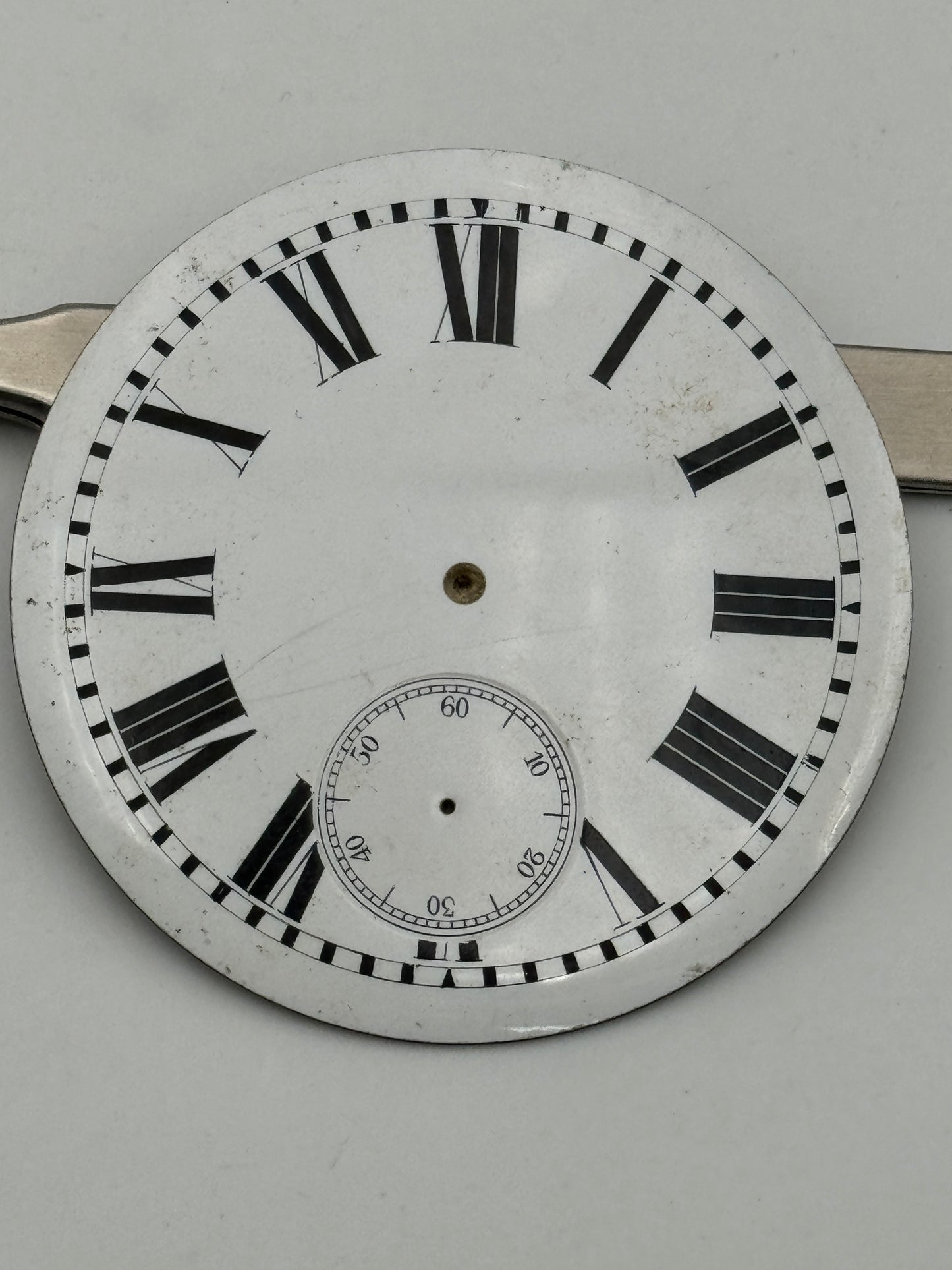 pocket watch dial quadrante porcelain 57.6mm