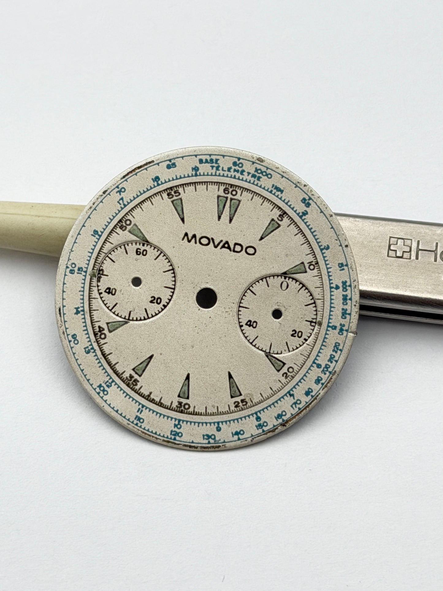 Movado dial quadrante 27.5mm chronograph
