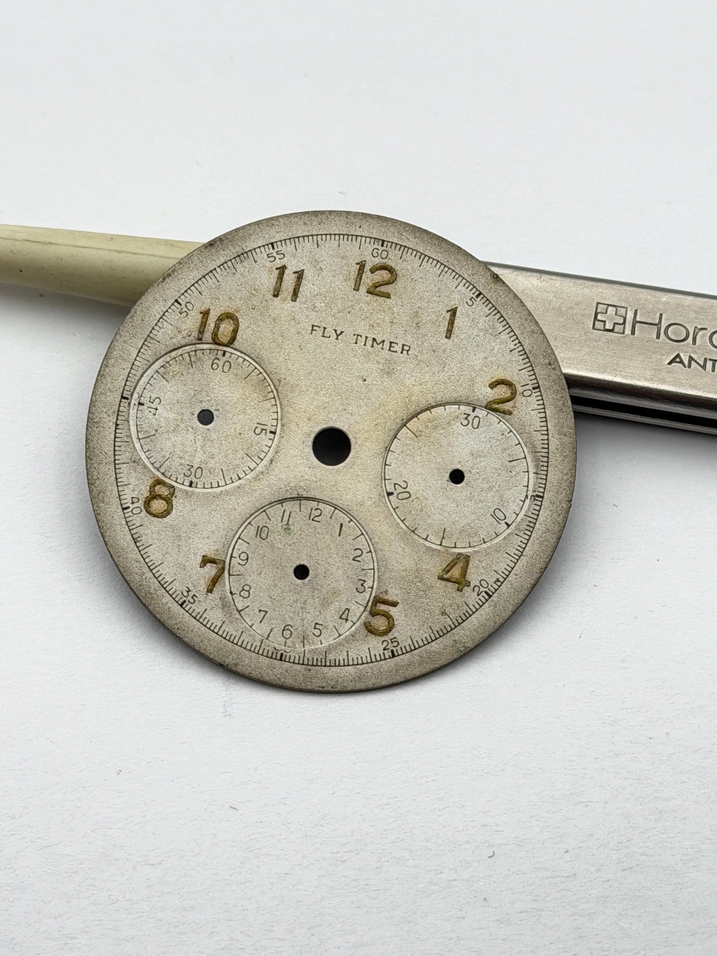 fly timer dial quadrante chrono 32,5mm