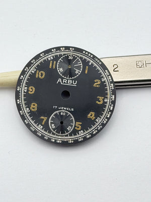 arbu dial quadrante chrono 28.3mm black