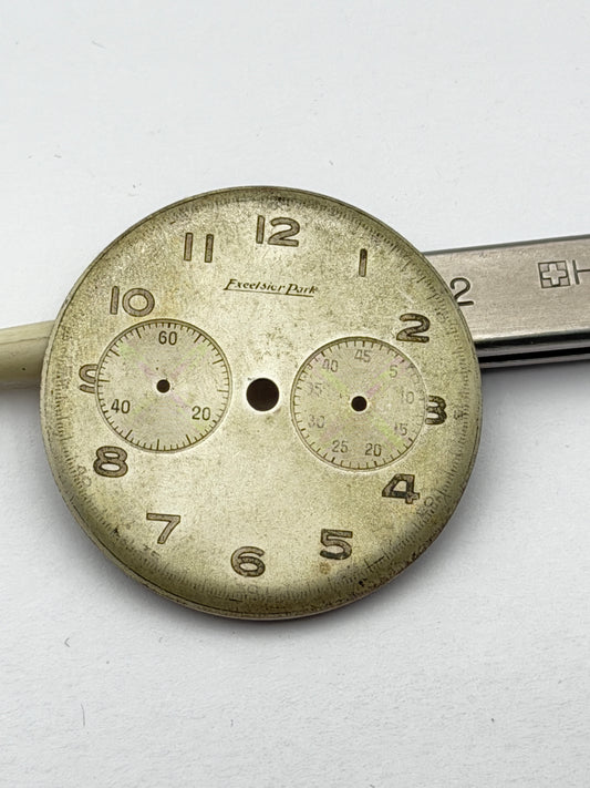 excelsior park dial quadrante chrono 32.2mm