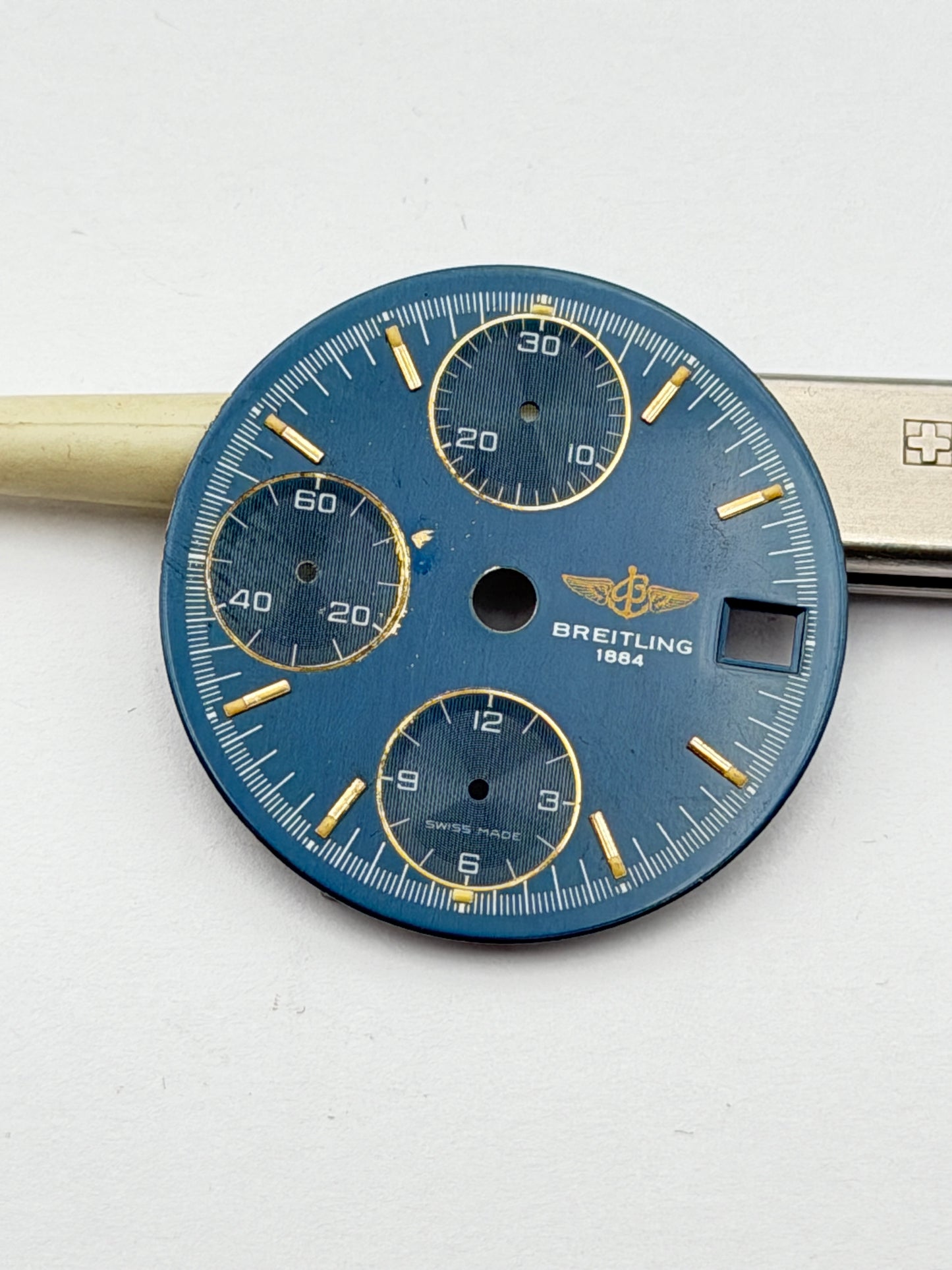Breitling dial quadrante chronograph chronomat 28.5mm