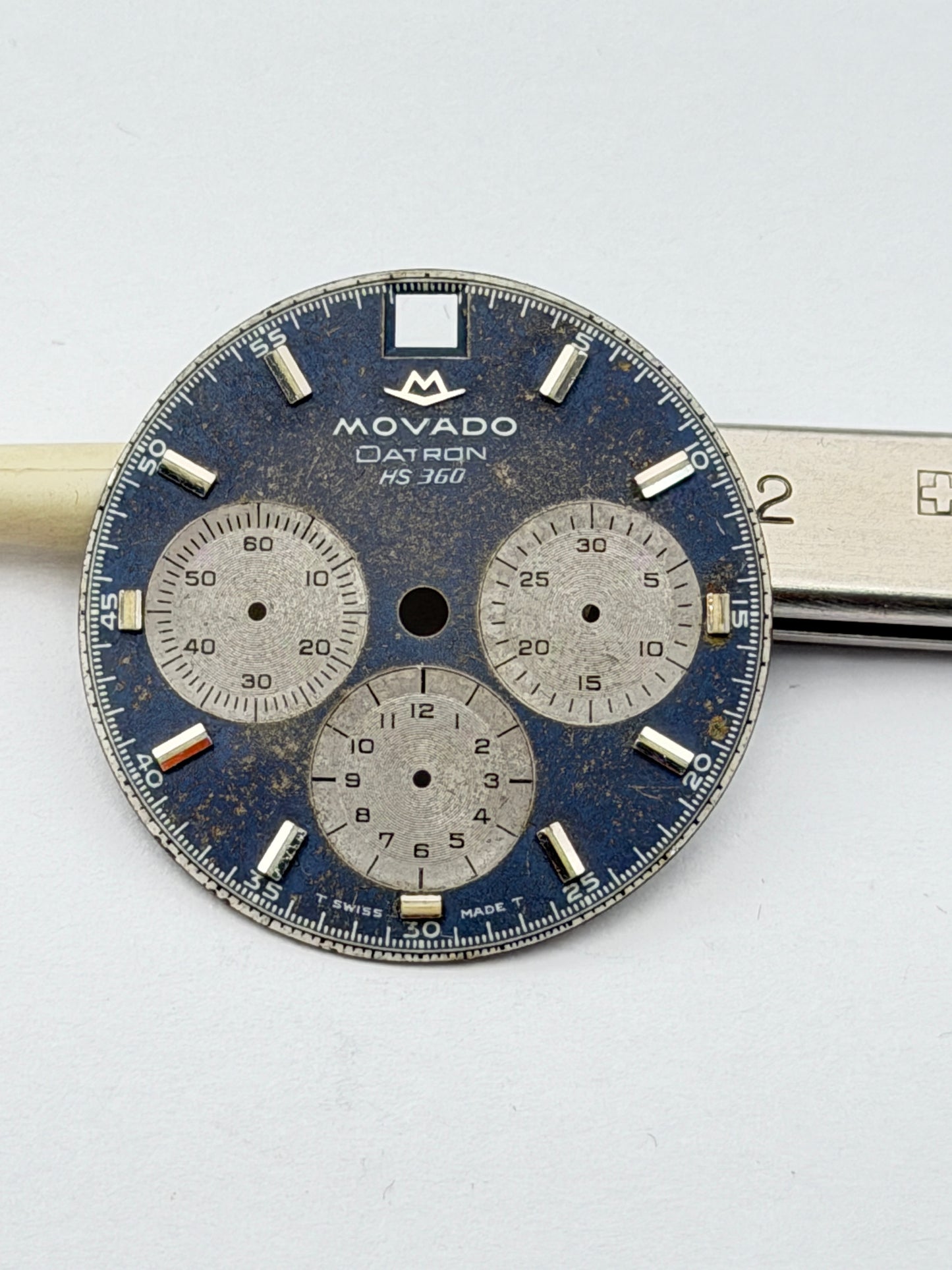 Movado dial quadrante datron hs360 28.5mm