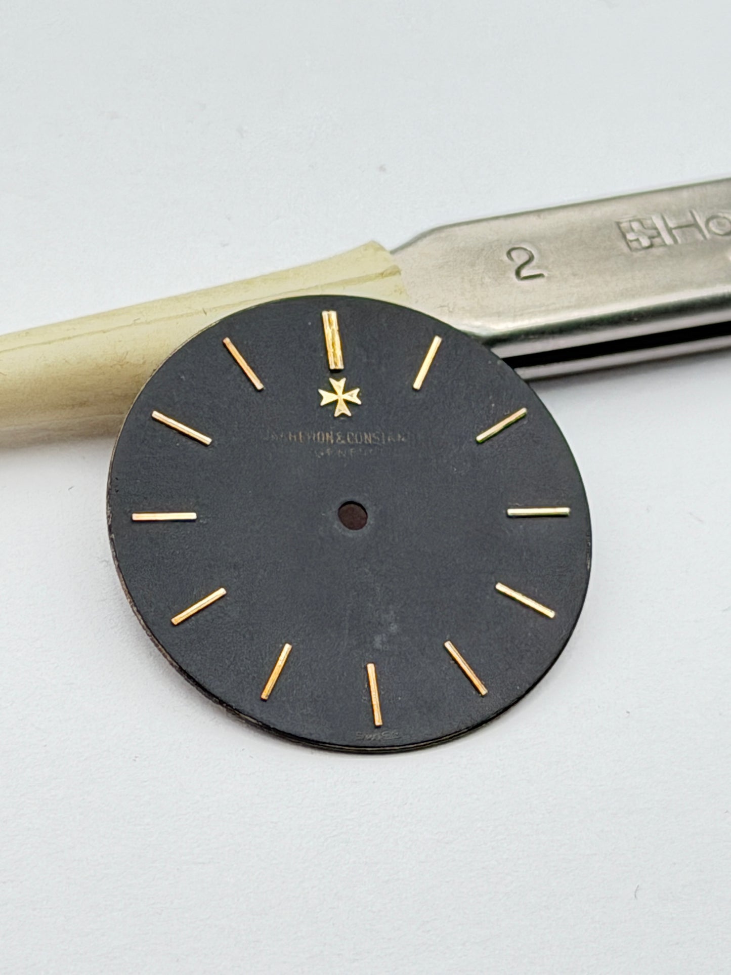 Vacheron Constantin dial quadrante black 24.5mm