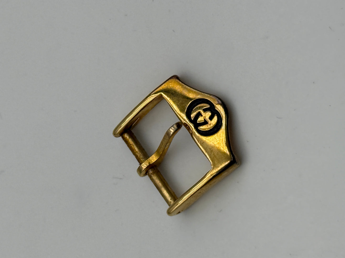 gucci fibbia buckle gold plated 14mm swiss made
