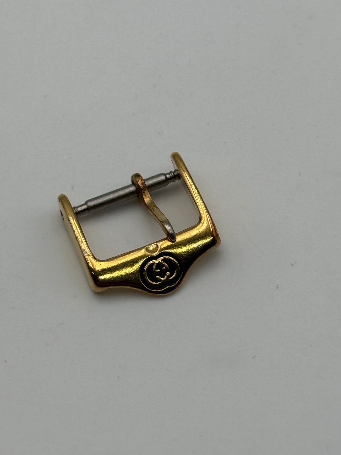 gucci fibbia buckle gold plated 14mm swiss made