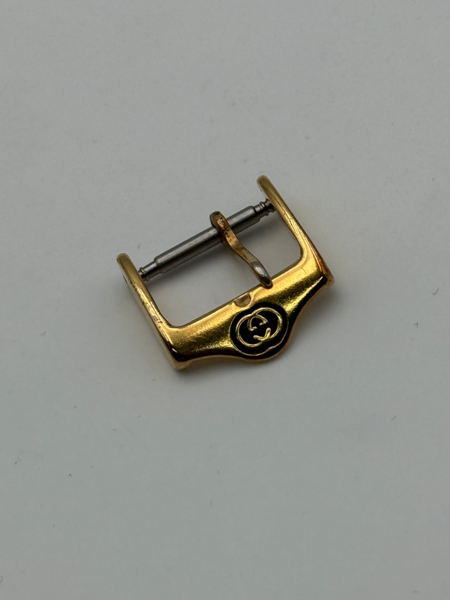 gucci fibbia buckle gold plated 14mm swiss made