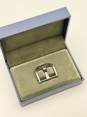 panerai 22mm fibbia buckle NOS swiss made genuine box