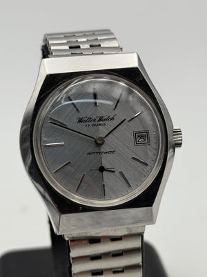 walter watch swiss made vintage manual wind waterproof  cassa da 34mm