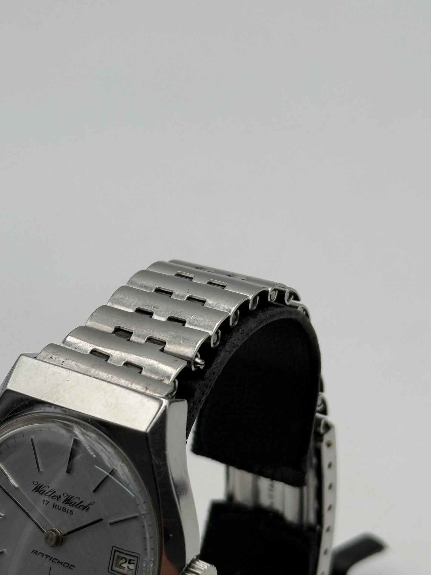 walter watch swiss made vintage manual wind waterproof  cassa da 34mm