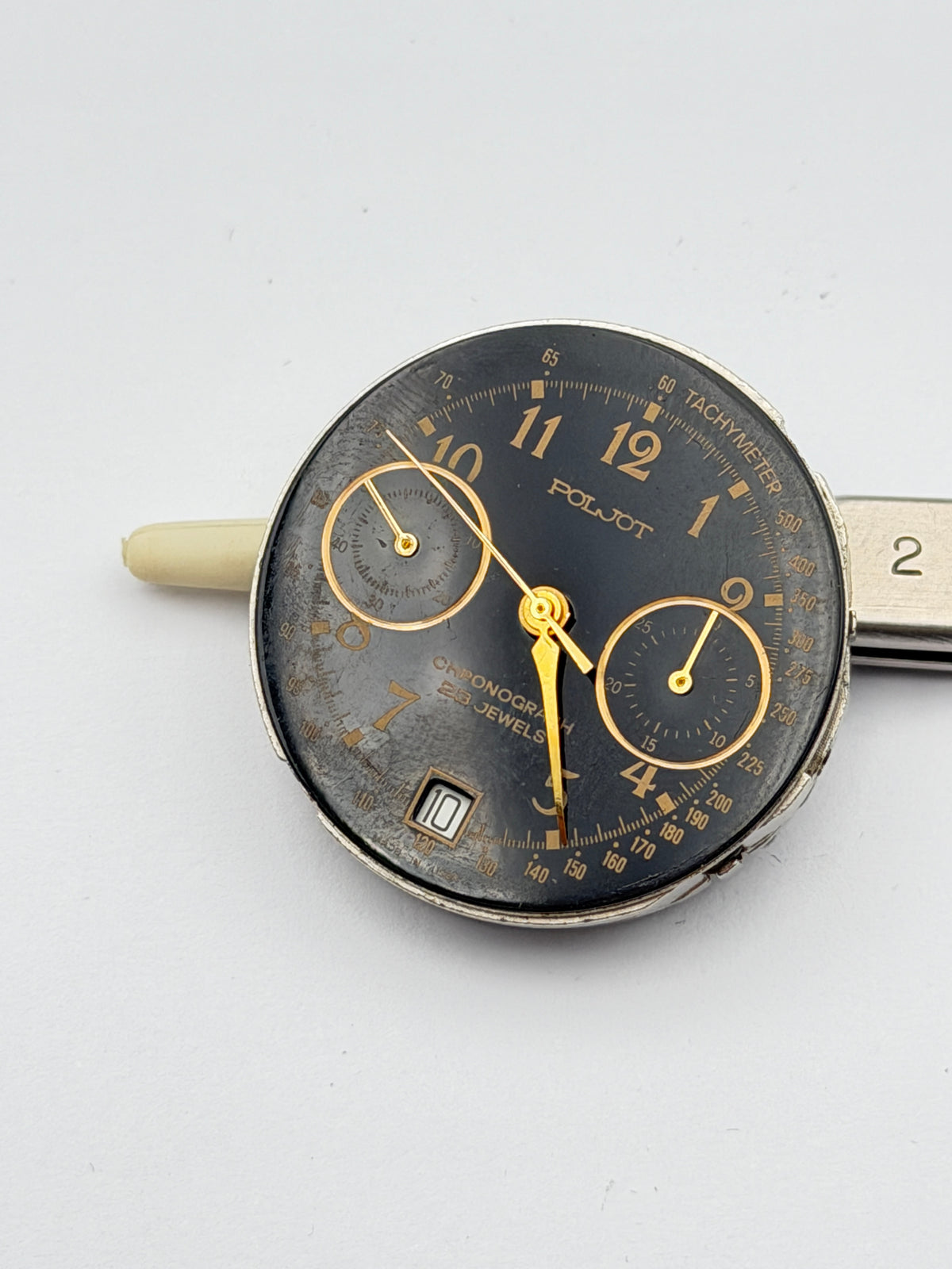 poljot 3133 chronograph movement movimento