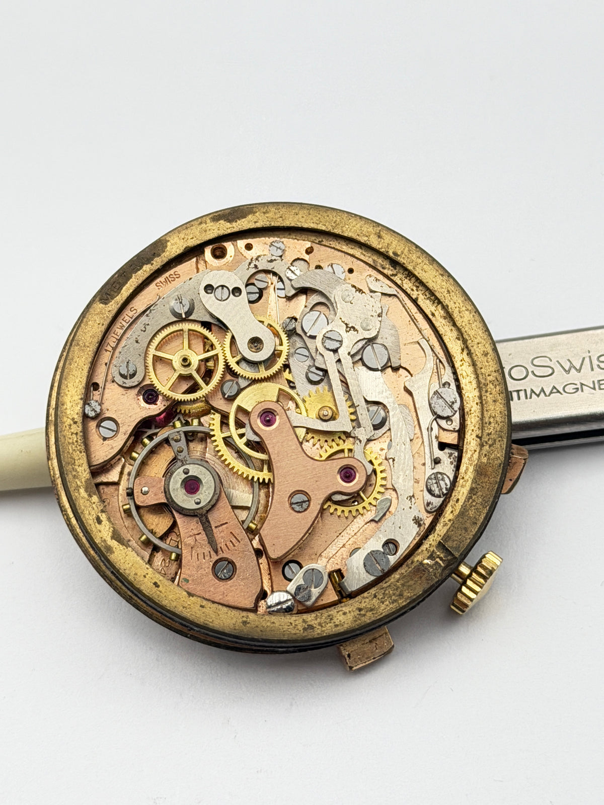 chronograph suisse landeron 248 movement movimento