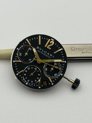 Bulgari automatic chrono 080 teeg movement movimento eta 2894