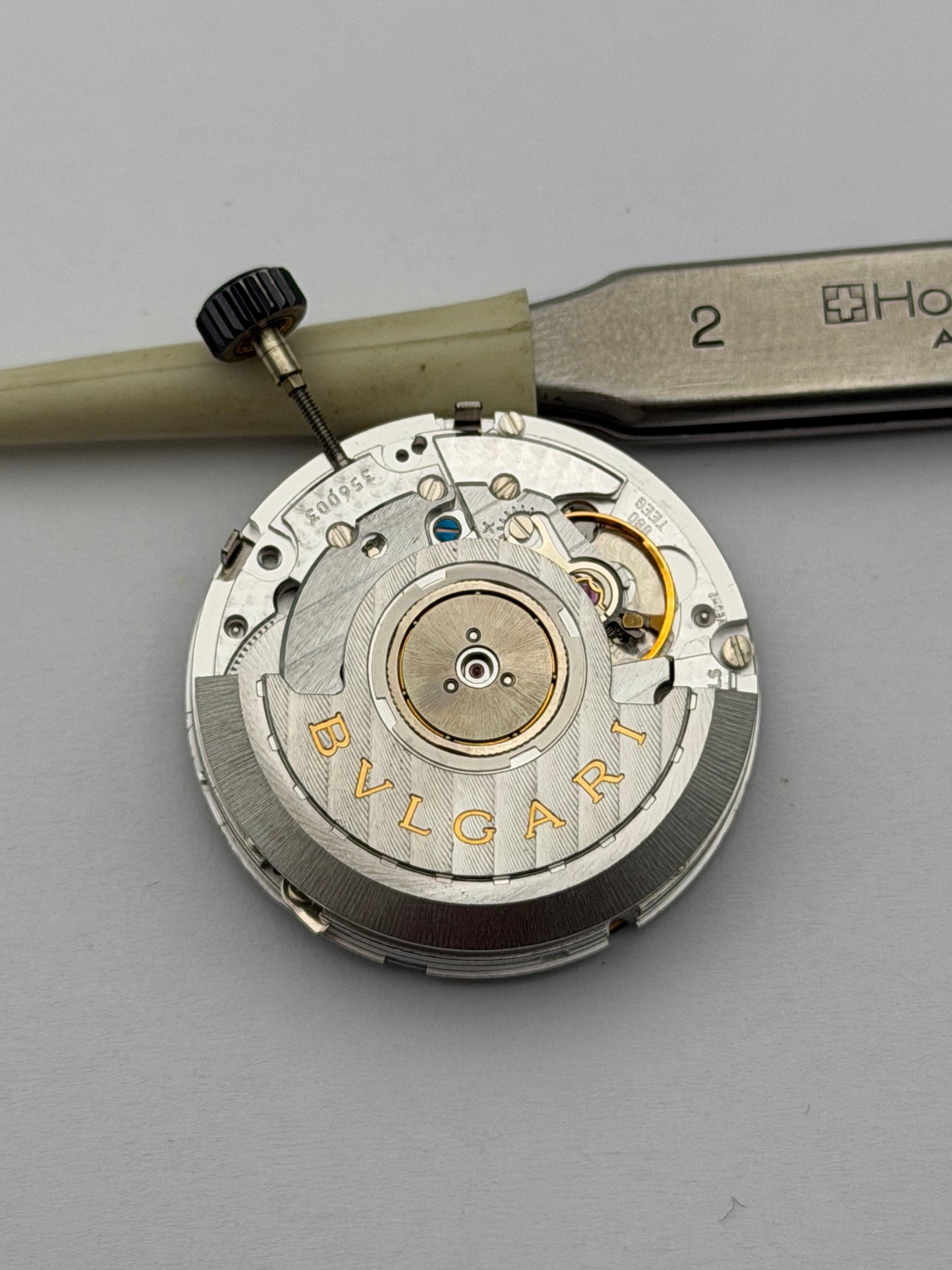 Bulgari automatic chrono 080 teeg movement movimento eta 2894
