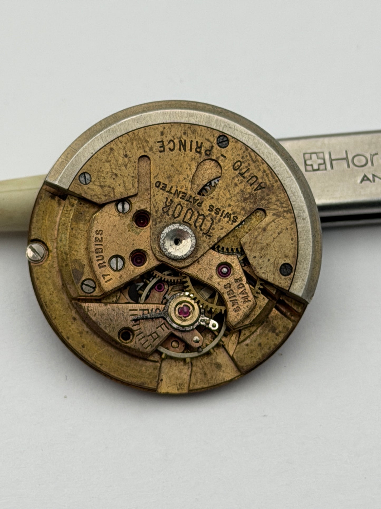 Tudor 395 automatic movement movimento rare vintage