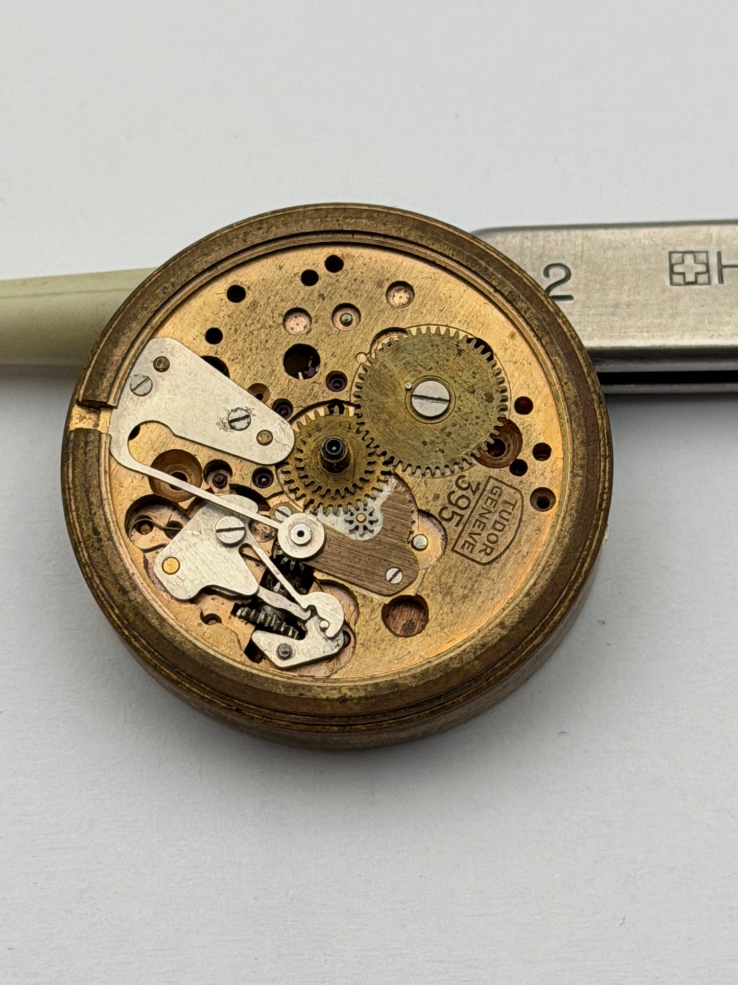 Tudor 395 automatic movement movimento rare vintage