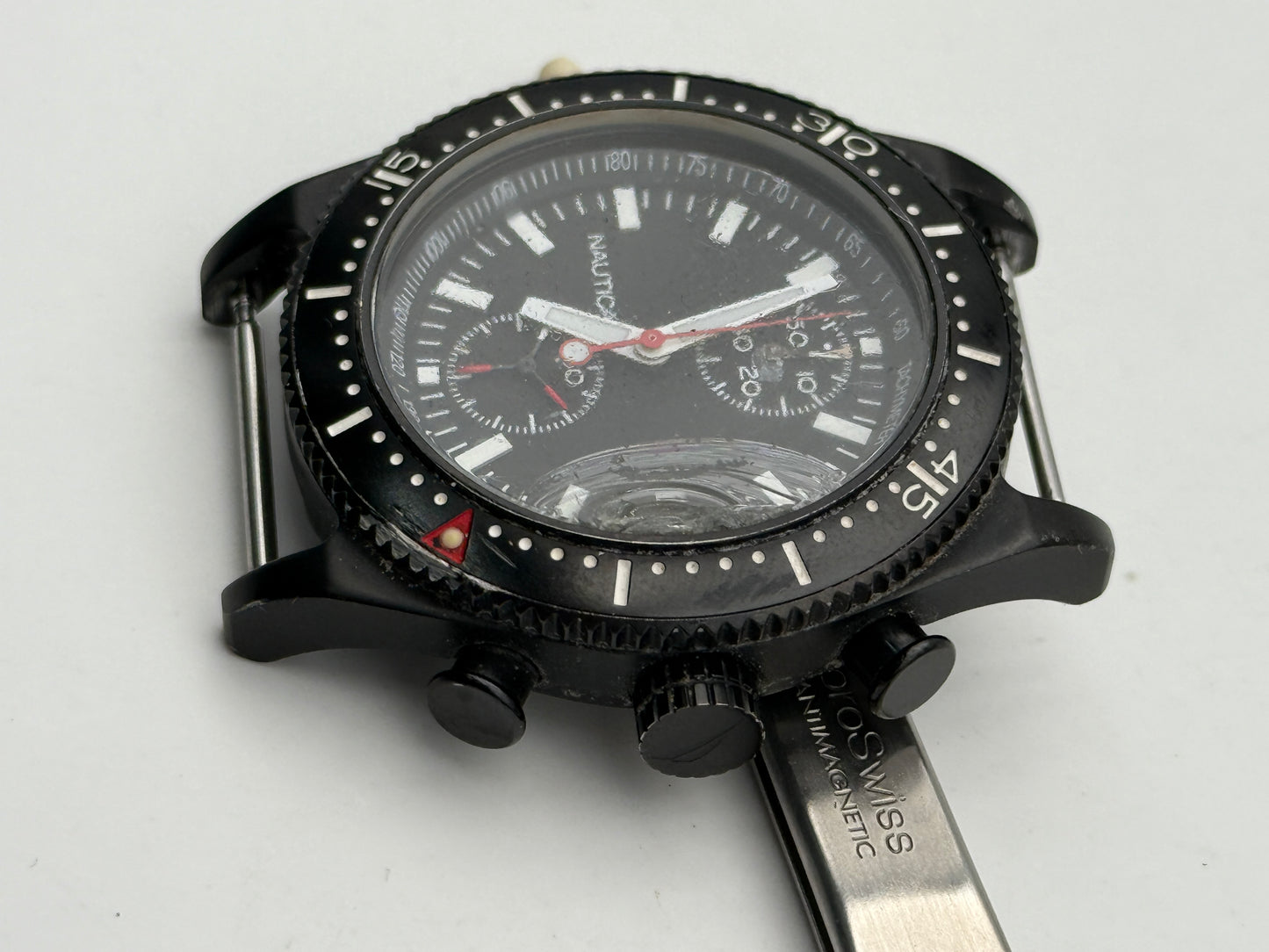 nautica chronograph a15590 43mm quartz