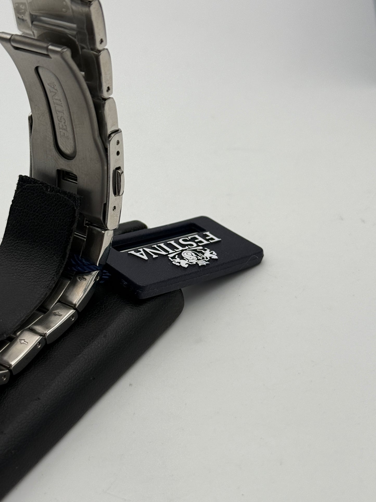 festina quatz watch steel acciaio F16495 43mm new