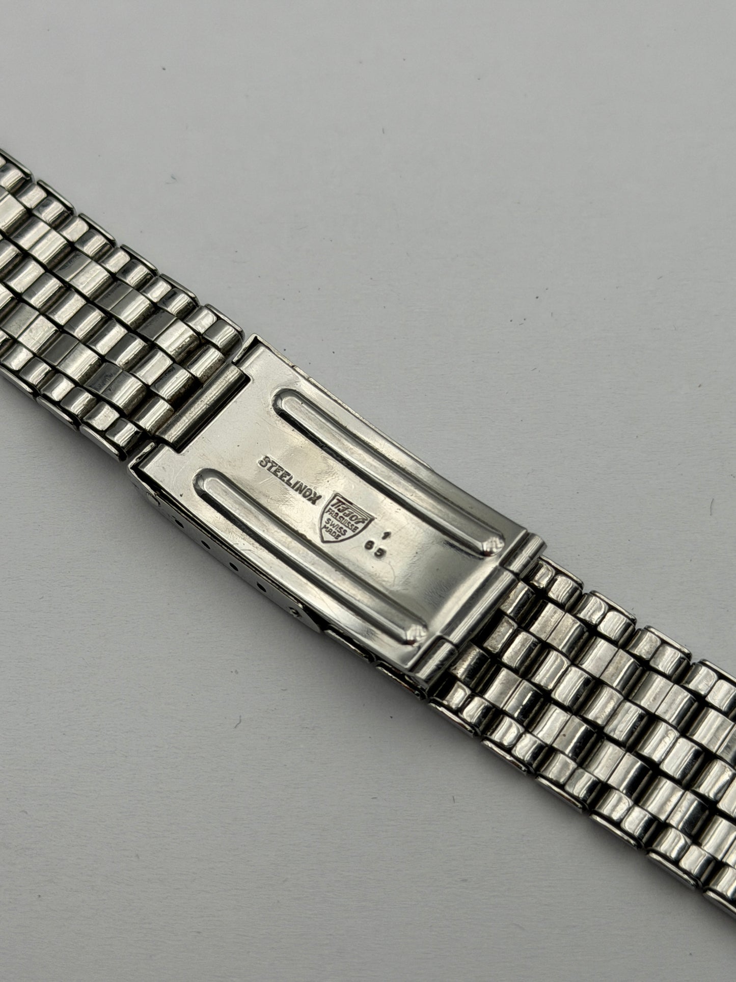 Tissot bracciale bracelet vintage steel gay freres 19mm