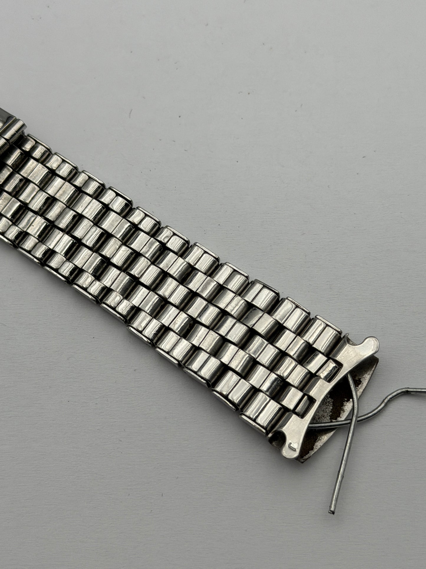 Tissot bracciale bracelet vintage steel gay freres 19mm