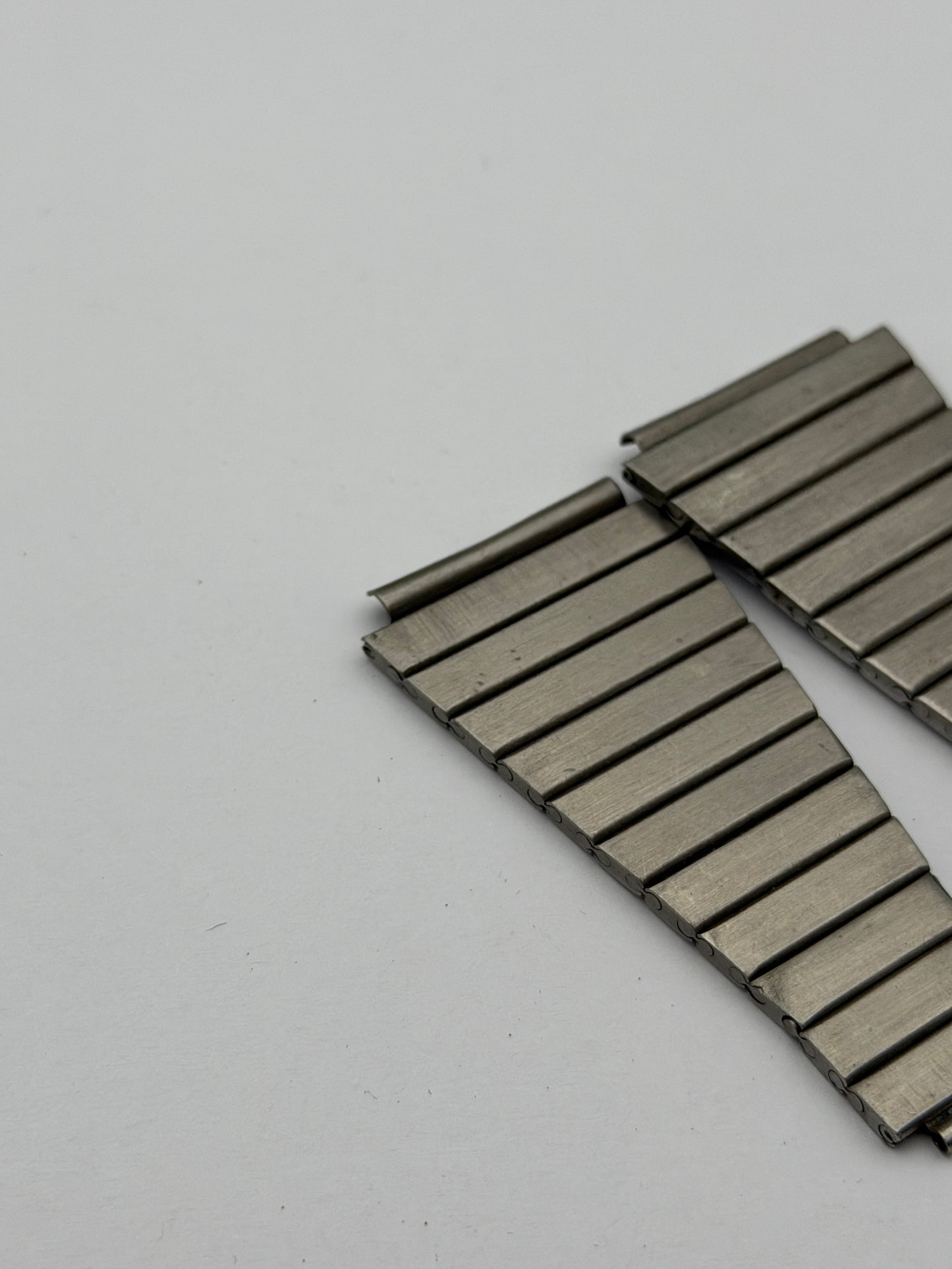 Bulova cinturino strap steel 24mm vintage