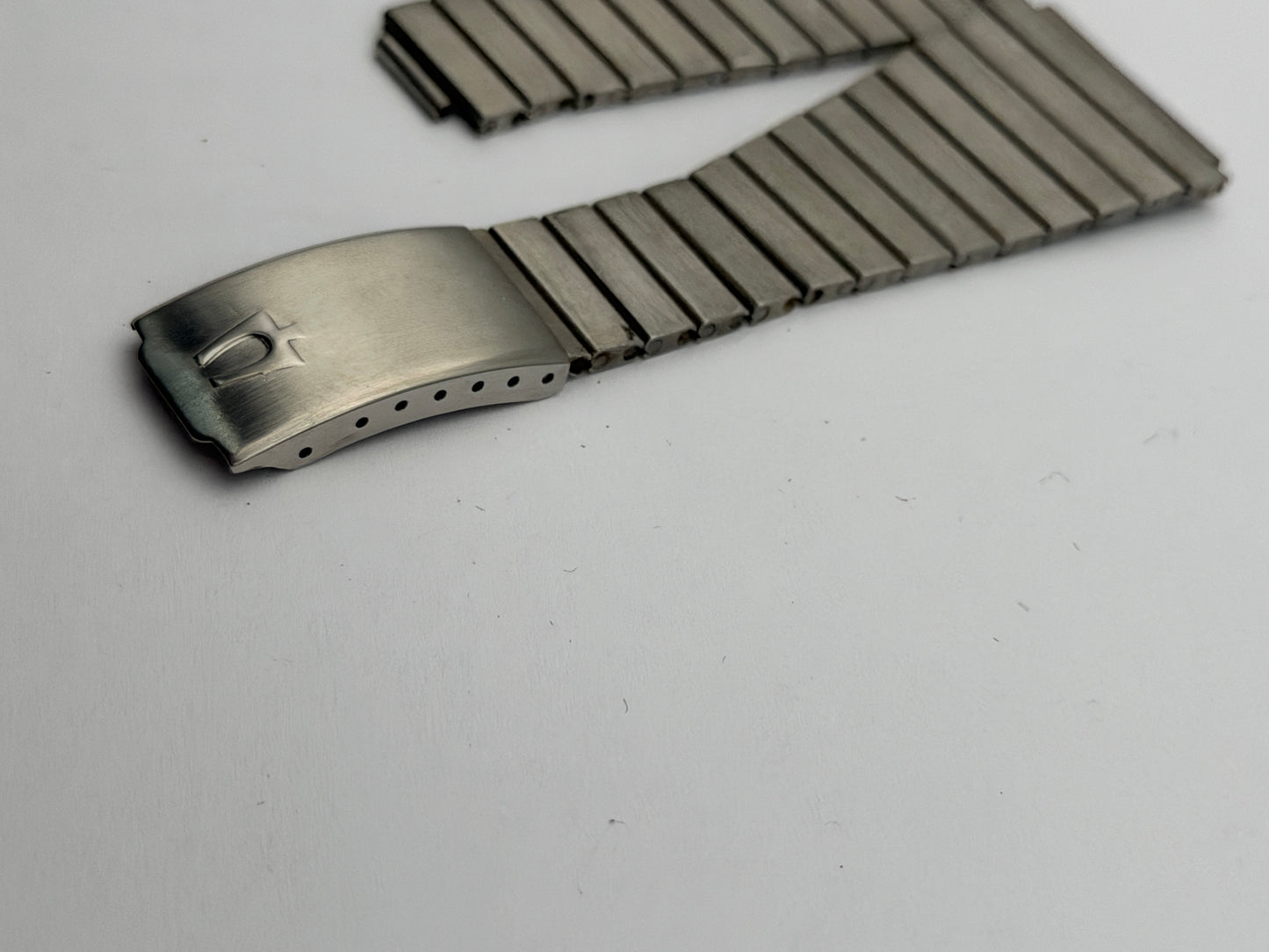Bulova cinturino strap steel 24mm vintage