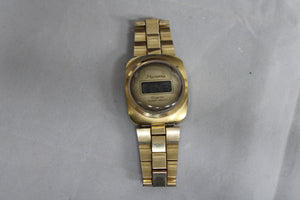 microma quartz solid state 34mm watch