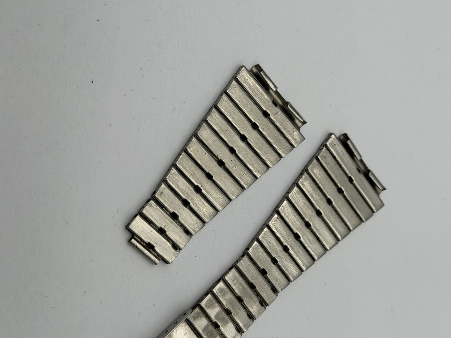 Bulova cinturino strap steel 24mm vintage