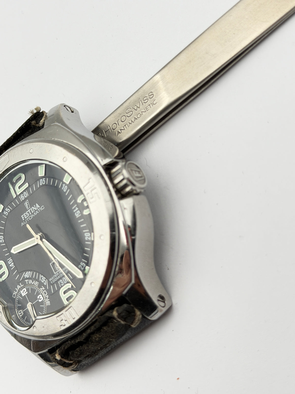 festina automatic 16078 time zone 47mm