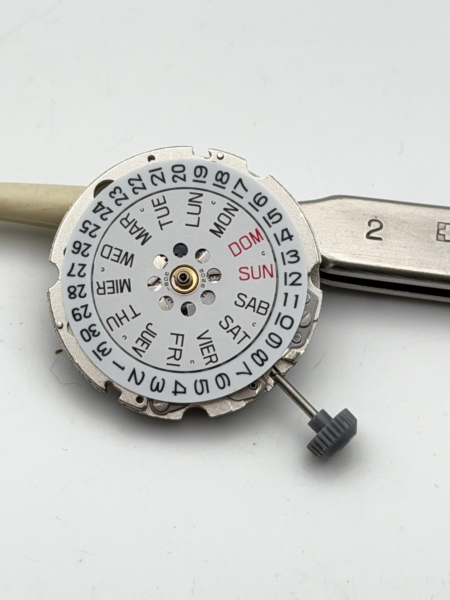miyota 8215 automatic movement movimento day date new nos