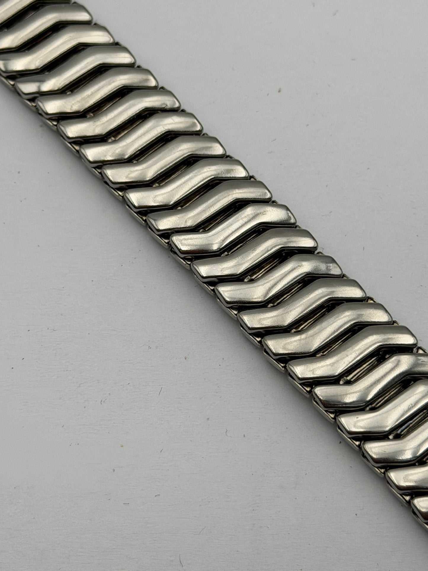 vintage 16-21mm steel bracciale bracelet