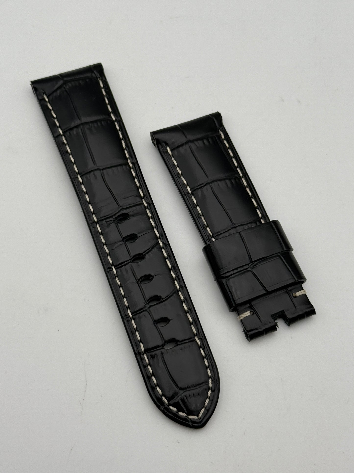 panerai cinturino strap 24mm original leather pelle