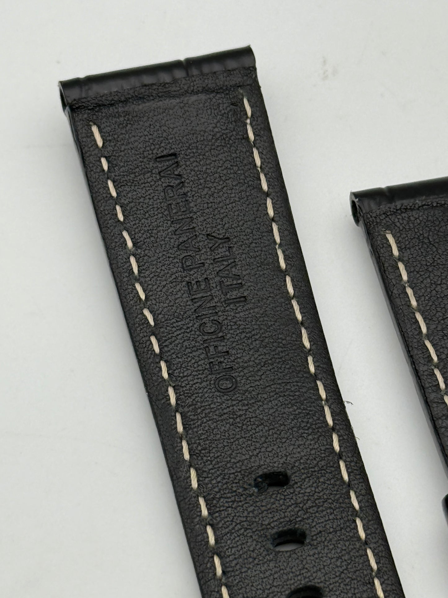 panerai cinturino strap 24mm original leather pelle