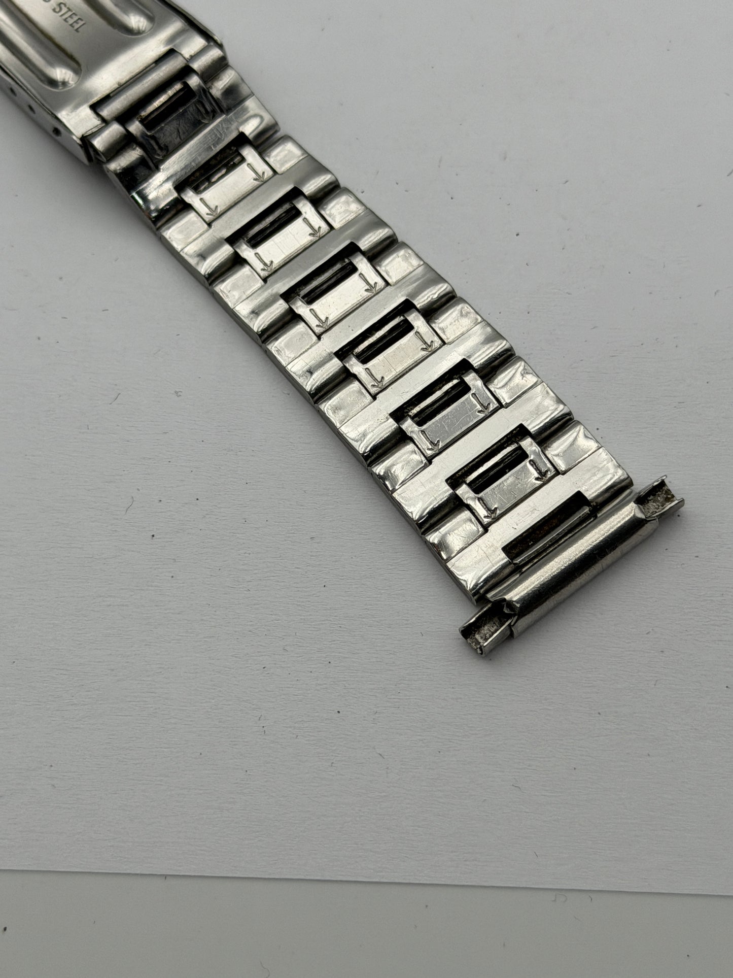 vintage 16-22mm bracciale bracelet steel