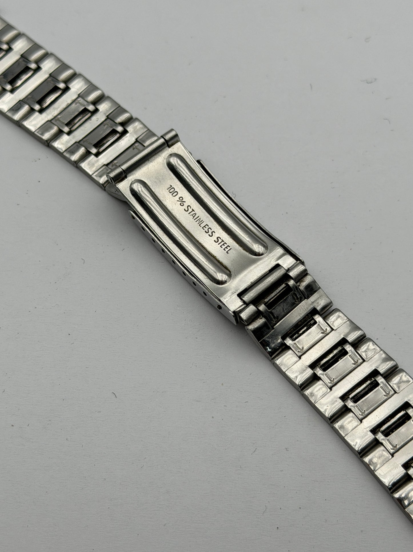 vintage 16-22mm bracciale bracelet steel